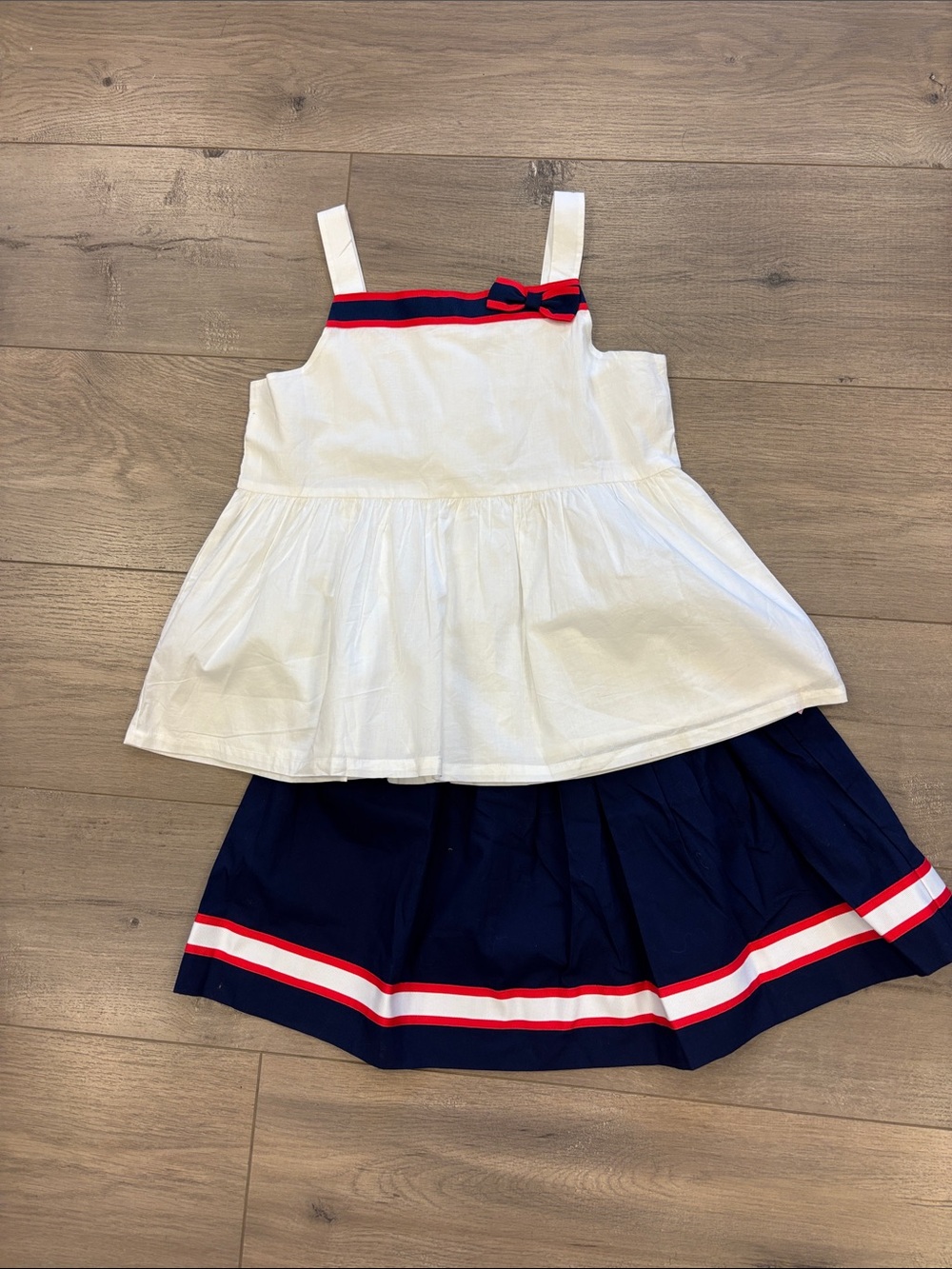 Gymboree star spangled Girls skirt Set